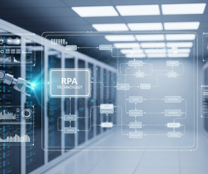Grafika pokazująca technologię RPA