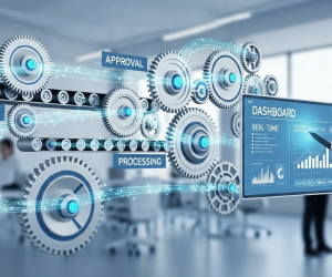 Obraz pokazujący automatyzację procesów biznesowych